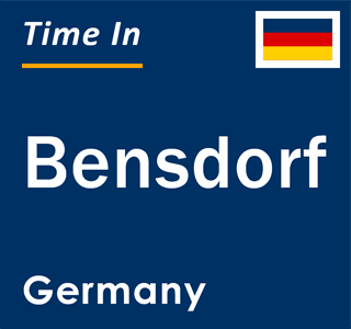 Current local time in Bensdorf, Germany