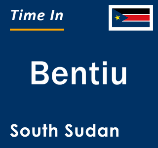 Current local time in Bentiu, South Sudan