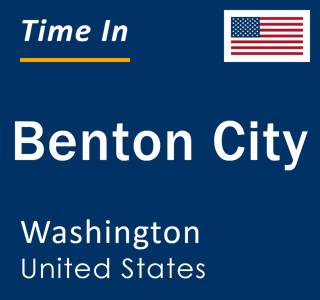 Current local time in Benton City, Washington, United States