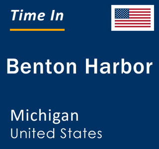 Current local time in Benton Harbor, Michigan, United States