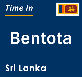 Current local time in Bentota, Sri Lanka