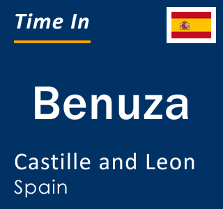 Current local time in Benuza, Castille and Leon, Spain