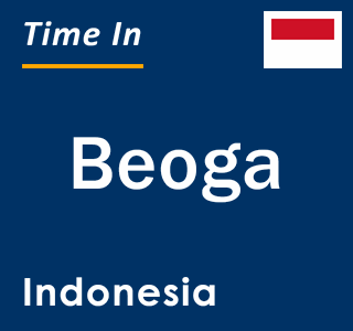 Current local time in Beoga, Indonesia