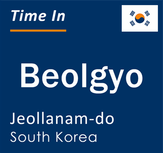 Current local time in Beolgyo, Jeollanam-do, South Korea