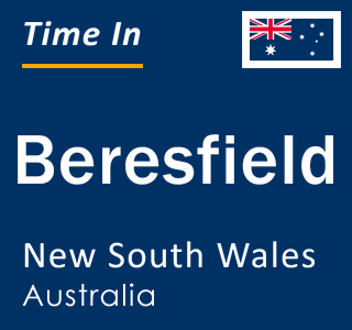 Current local time in Beresfield, New South Wales, Australia