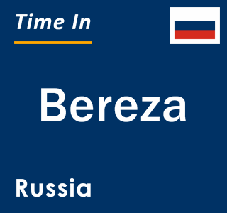 Current local time in Bereza, Russia