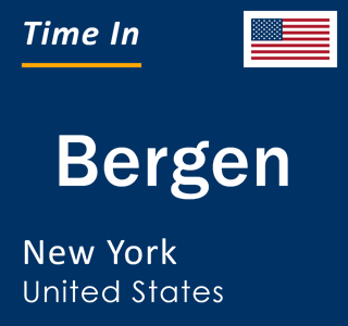 Current local time in Bergen, New York, United States