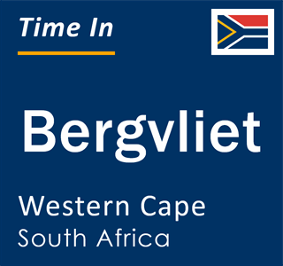 Current local time in Bergvliet, Western Cape, South Africa