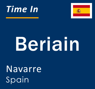Current local time in Beriain, Navarre, Spain