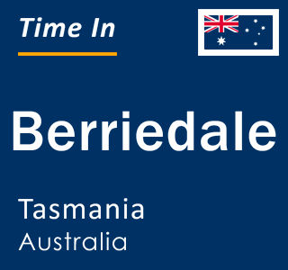 Current local time in Berriedale, Tasmania, Australia