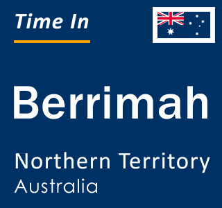 Current local time in Berrimah, Northern Territory, Australia