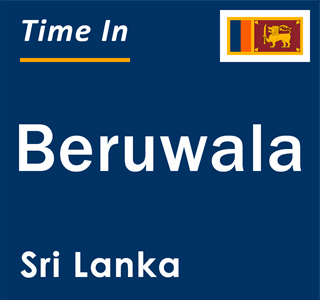 Current local time in Beruwala, Sri Lanka