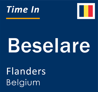 Current local time in Beselare, Flanders, Belgium