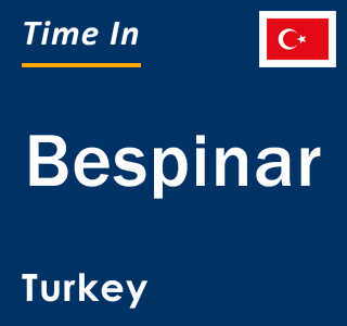 Current local time in Bespinar, Turkey