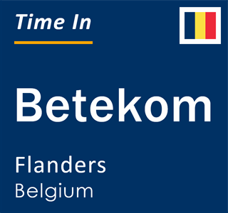 Current local time in Betekom, Flanders, Belgium