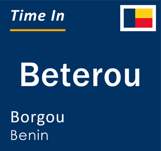 Current time in Beterou, Borgou, Benin