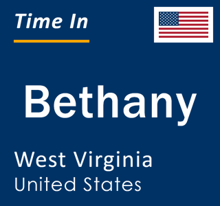 Current local time in Bethany, West Virginia, United States