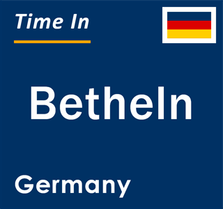 Current local time in Betheln, Germany