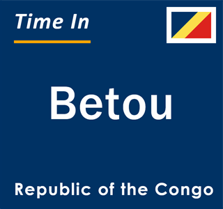 Current local time in Betou, Republic of the Congo