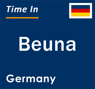 Current local time in Beuna, Germany