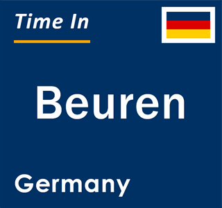 Current local time in Beuren, Germany