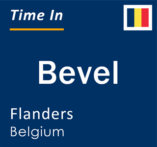 Current local time in Bevel, Flanders, Belgium