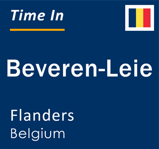 Current local time in Beveren-Leie, Flanders, Belgium