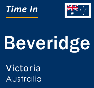 Current local time in Beveridge, Victoria, Australia