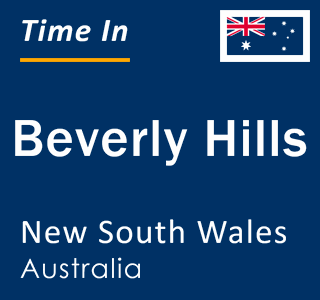 Current local time in Beverly Hills, New South Wales, Australia
