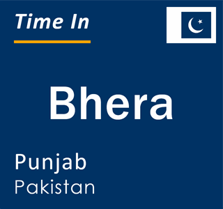 Current local time in Bhera, Punjab, Pakistan