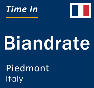 Current local time in Biandrate, Piedmont, Italy