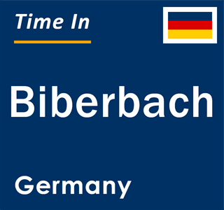 Current local time in Biberbach, Germany