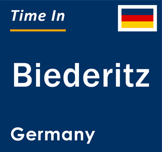 Current local time in Biederitz, Germany