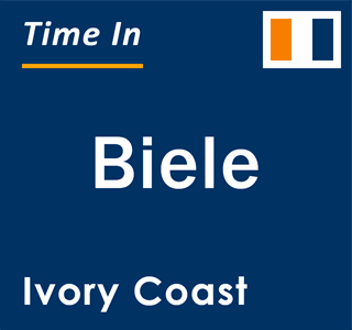 Current local time in Biele, Ivory Coast