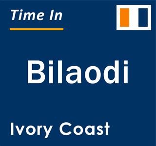 Current local time in Bilaodi, Ivory Coast