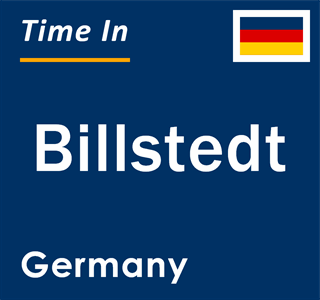 Current local time in Billstedt, Germany