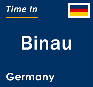 Current local time in Binau, Germany