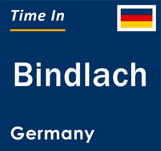 Current local time in Bindlach, Germany