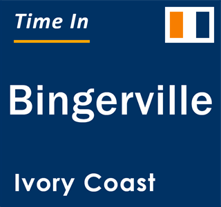 Current local time in Bingerville, Ivory Coast