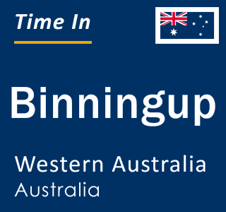 Current local time in Binningup, Western Australia, Australia