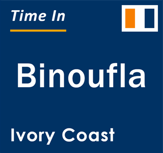 Current local time in Binoufla, Ivory Coast