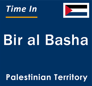 Current local time in Bir al Basha, Palestinian Territory