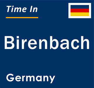 Current local time in Birenbach, Germany