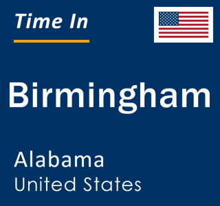 Current local time in Birmingham, Alabama, United States