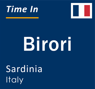 Current local time in Birori, Sardinia, Italy