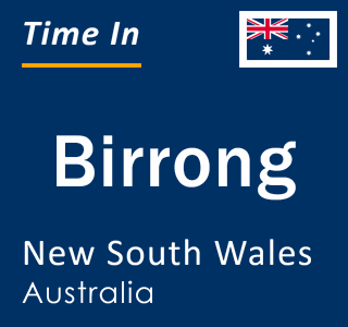 Current local time in Birrong, New South Wales, Australia