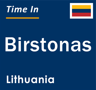 Current local time in Birstonas, Lithuania