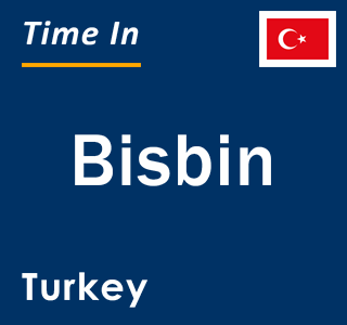 Current local time in Bisbin, Turkey