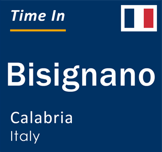 Current local time in Bisignano, Calabria, Italy