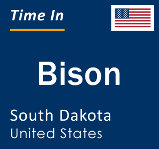 Current local time in Bison, South Dakota, United States